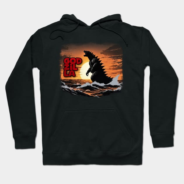 Godzilla Hoodie by didibayatee